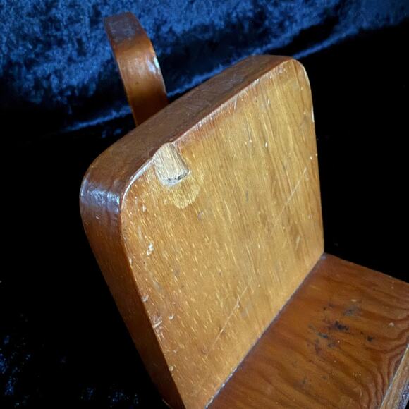 Rustic Wood Bookends | Vintage Farmhouse | Cottagecore Schoolhouse - Picture 5 of 10